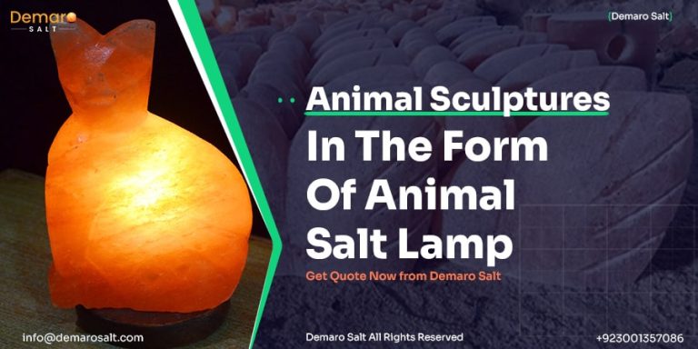Animal Salt Lamp Sculptures