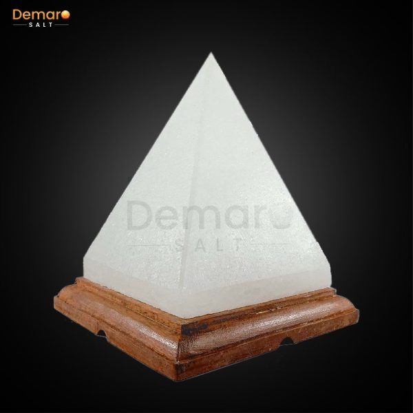 Pyramid Salt Lamp