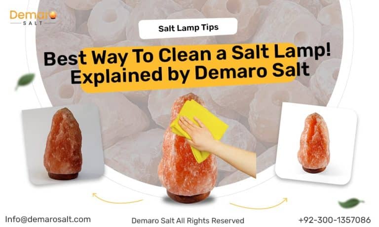 Best way to clean a salt lamp