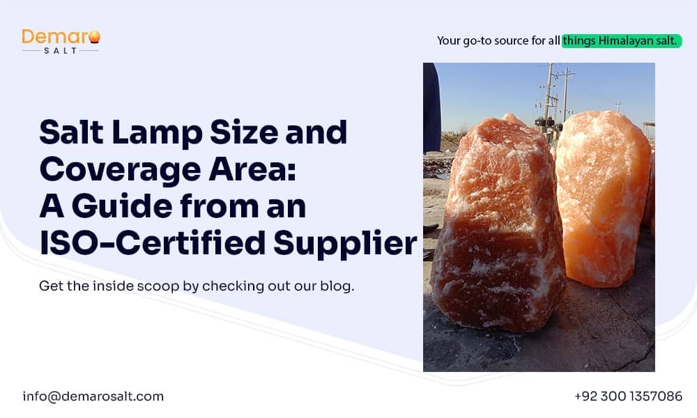 salt lamp size and coverage area