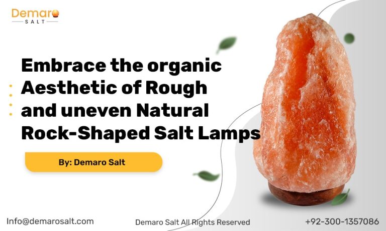 Rough and Uneven Natural Rock-Shaped Salt Lamp