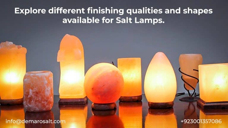 Salt Lamp Finishing Options