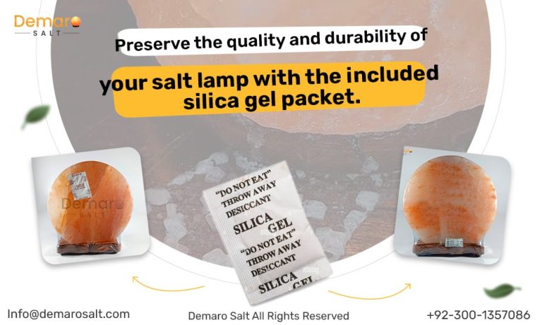 Silica Gel Packet for Salt Lamp Preservation