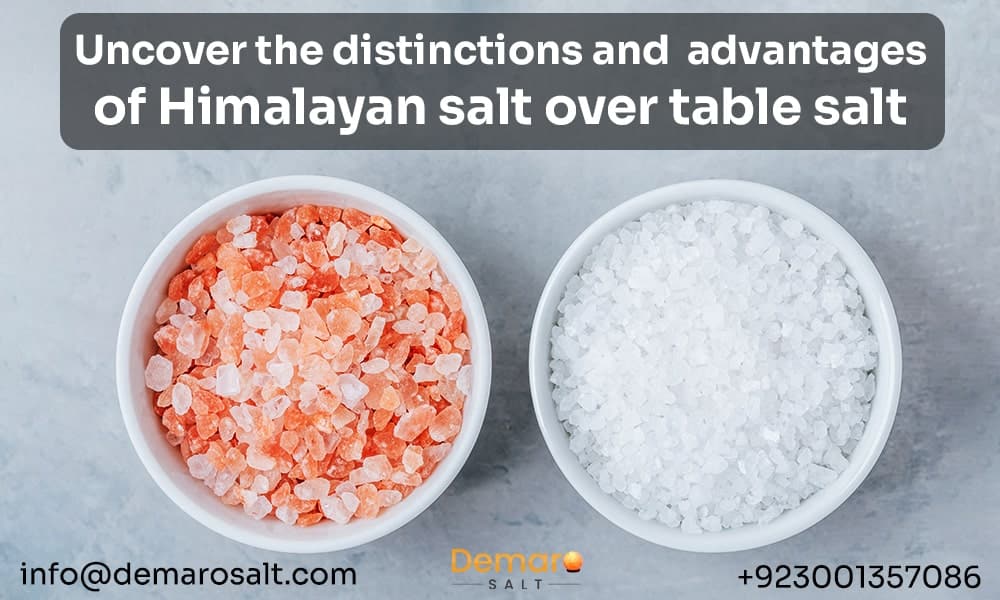Himalayan Salt vs. Table Salt - A Comparison Infographics