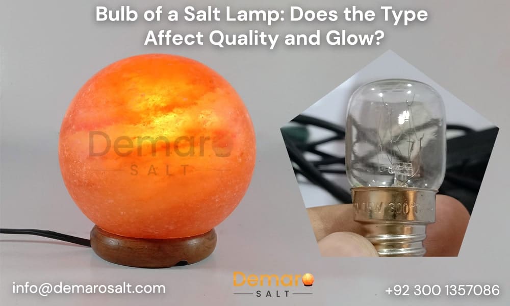 Comparison of Salt Lamp Glow with Different Bulb Types