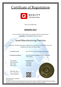 GMP Certified Salt Lamp Company